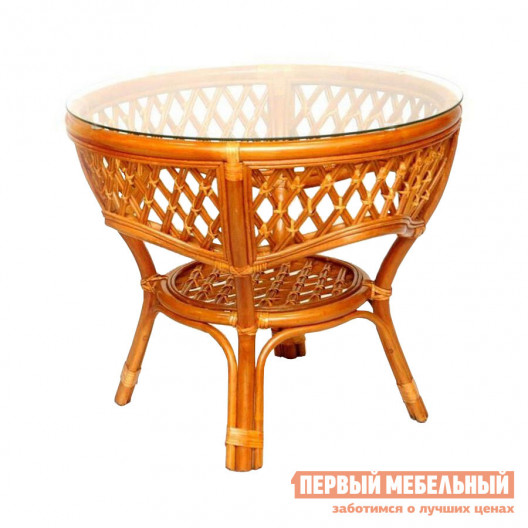 Плетеный стол  MELANG 1305А Коньяк