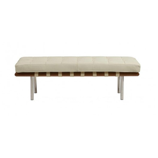 DG-HOME DG-HOME Кушетка Barcelona Bench Cream Premium Leather