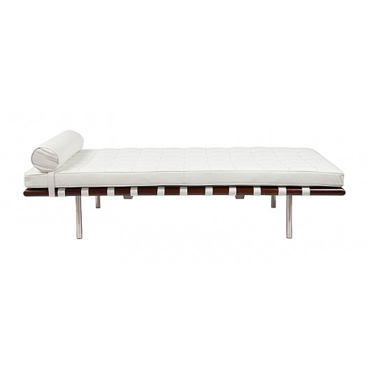 DG-HOME Кушетка Barcelona Couch Белая Кожа Класса Премиум