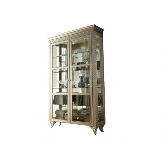 Витрина florence (fratelli barri) серебристый 136.0x224.0x45.0 см.