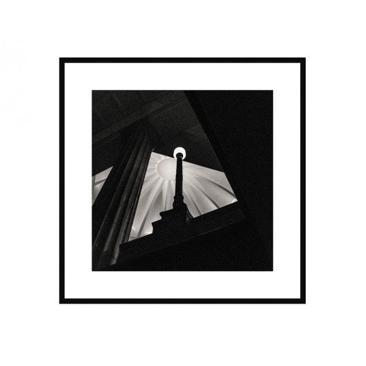 Авторская арт-фотография подземное солнце #2 (george rouchin photography) черный 60x60 см.
