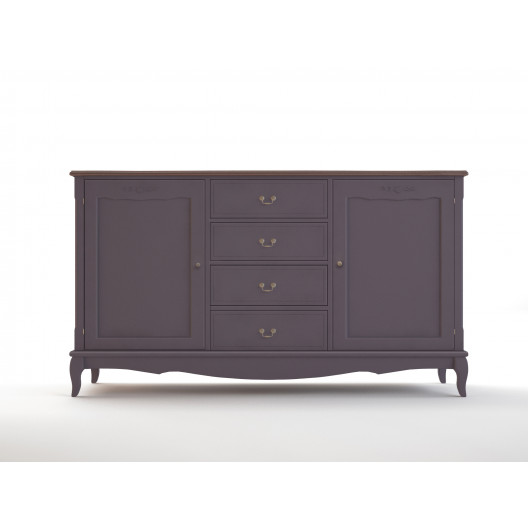 Тумба leontina lavanda (etg-home) фиолетовый 160.0x91.0x42.0 см.