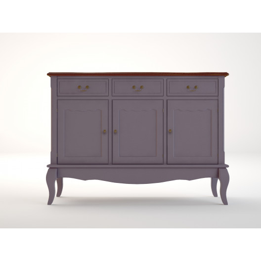 Тумба leontina lavanda (etg-home) фиолетовый 120.0x87.0x38.0 см.