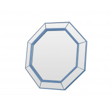 Зеркало ручной работы морское (bountyhome) голубой 60.0x60.0x5.0 см.