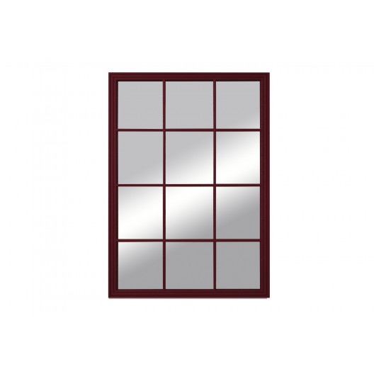 Зеркало florence (etg-home) красный 100x140x3 см.