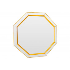 Зеркало yellow octagon (bountyhome) оранжевый 95.0x95.0x5.0 см.