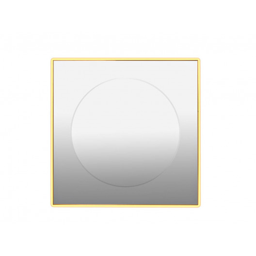 Зеркало (garda decor) золотой 80x80 см.