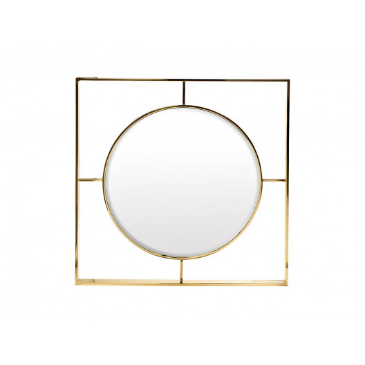 Зеркало (garda decor) золотой 80x80 см.