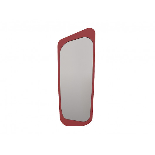 Большое зеркало woodi (woodi) красный 65.0x167.0 см.