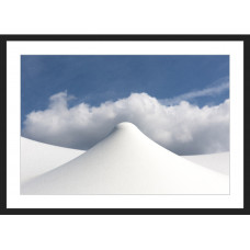 Авторская арт-фотография грудь в облаках (george rouchin photography) синий 84x60 см.