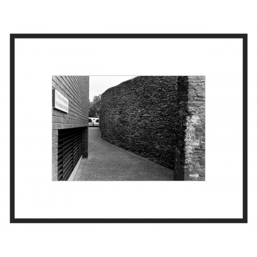 Авторская арт-фотография найди велосипедиста #1 (george rouchin photography) черный 50x40 см.