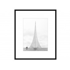 Авторская арт-фотография ракета и дискобол (george rouchin photography) черный 55x65 см.