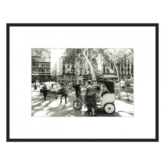 Авторская арт-фотография la rambla #2 (george rouchin photography) черный 49x38 см.