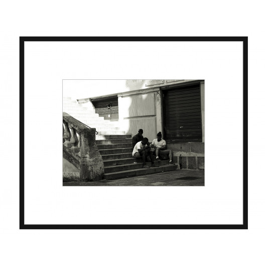 авторская арт-фотография на троих (george rouchin photography) черный 48x40 см.