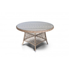 Стол эспрессо (outdoor) бежевый 118.0x75.0x118.0 см. Стол эспрессо (outdoor) бежевый 118.0x75.0x118.0 см.