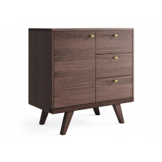 Мини-комод thimon (the idea) коричневый 81x82x40 см.