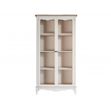 Шкаф-витрина leontina (etg-home) бежевый 100x202x40 см.
