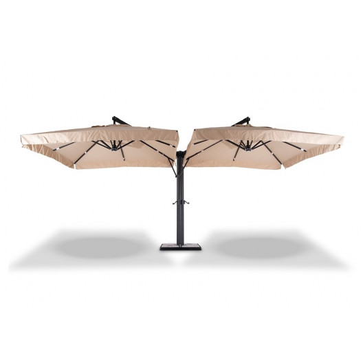 Зонт на 2 купола рим (outdoor) бежевый 300x328.0x300 см.