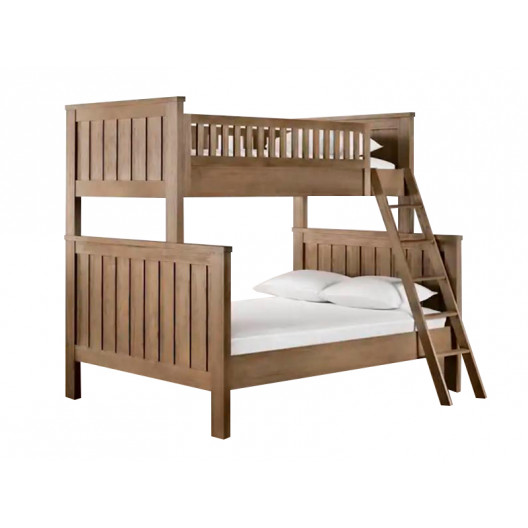 Двухъярусная кровать из бука kenwood (myfurnish) бежевый 160x180x200 см.