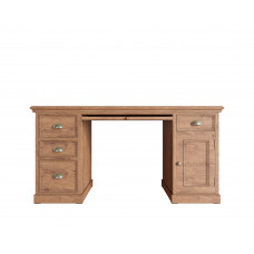 Стол рабочий palermo natural (etg-home) коричневый 150x77x70 см.