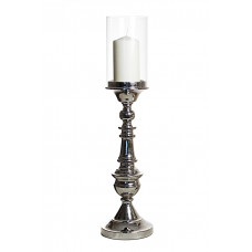 Подсвечник silver candle (garda decor) серебристый 15x63x15 см.
