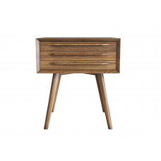 Тумба с тремя ящиками bruni (etg-home) коричневый 45x58x35 см.
