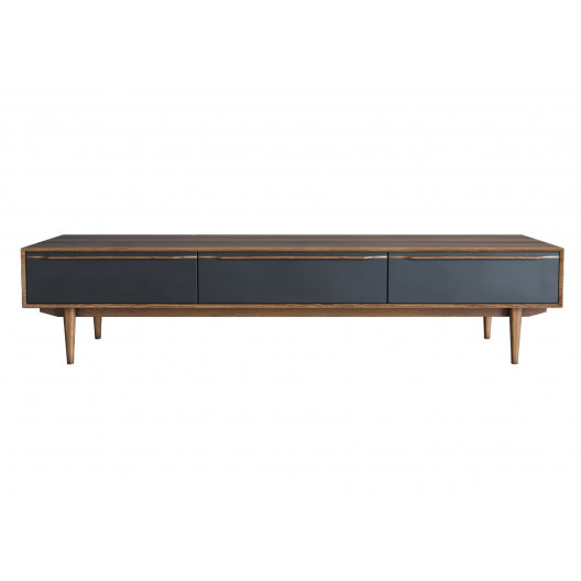 Тумба под tv bruni black с ящиками (etg-home) коричневый 180x47x45 см. Тумба под tv bruni black с ящиками (etg-home) коричневый 180x47x45 см.
