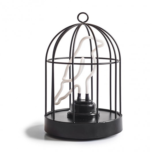 Светильник неоновый вird in a cage (suck uk) черный 25.0 см. Светильник неоновый вird in a cage (suck uk) черный 25.0 см.
