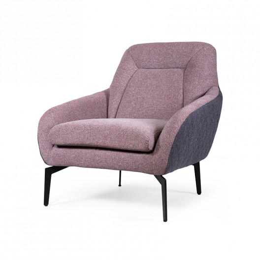 Кресло inedita nox (desondo) розовый 81x84x83 см.