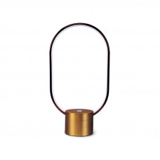 Лампа настольная portit (desondo) золотой 25x47x12 см.