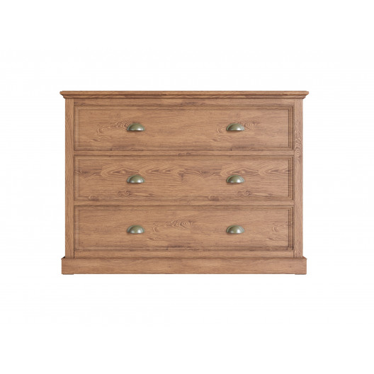 Комод palermo natural с тремя ящиками (etg-home) коричневый 115x85x50 см. Комод palermo natural с тремя ящиками (etg-home) коричневый 115x85x50 см.