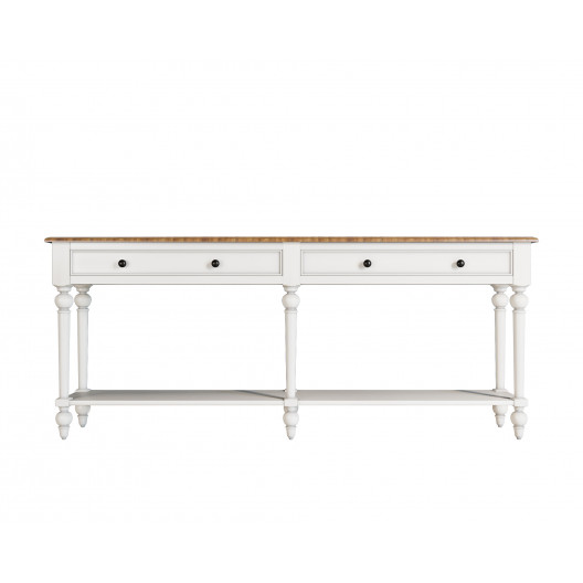 Большая консоль odri (etg-home) белый 180x75x32 см.