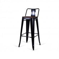 Стул барный tolix little café (desondo) черный 42x93x42 см.