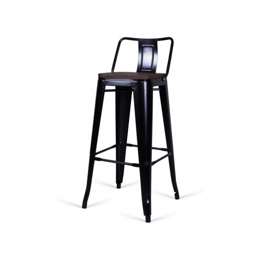 Стул барный tolix little café (desondo) черный 42x93x42 см.