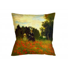 Арт-подушка «маковое поле» (object desire) мультиколор 45x45 см.