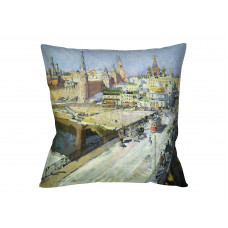 Арт-подушка «москворецкий мост» (object desire) мультиколор 45x45 см.