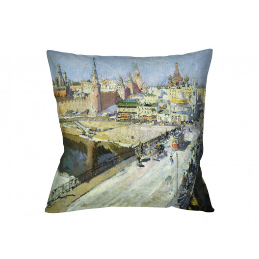 Арт-подушка «москворецкий мост» (object desire) мультиколор 45x45 см.