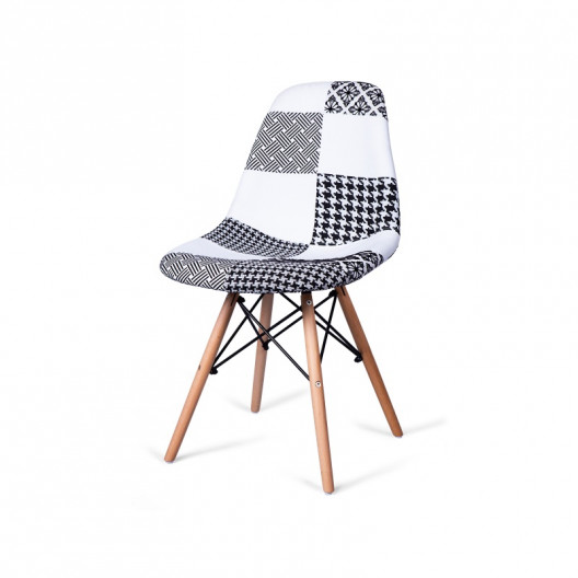 Стул ravel fabric (desondo) черный 54x84x47 см.