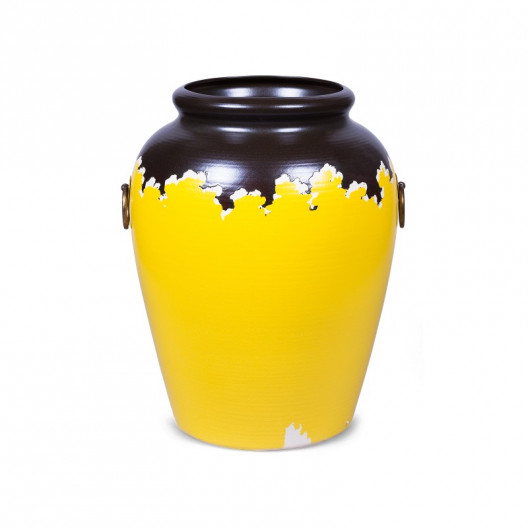 Ваза напольная canary (desondo) желтый 52 см.