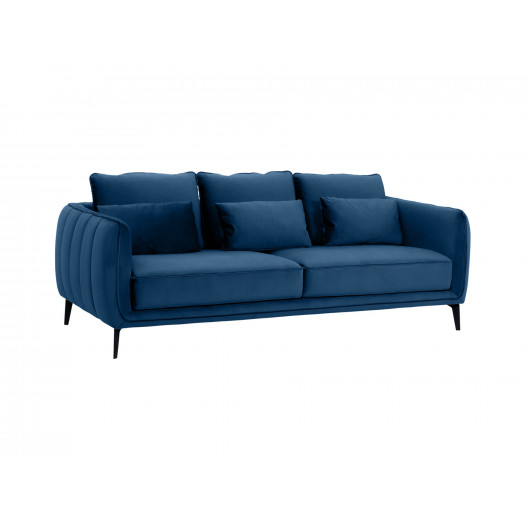 Диван amsterdam (ogogo) синий 206x85x95 см.
