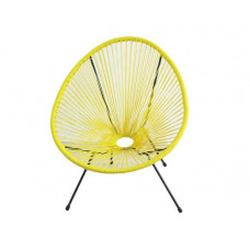 Кресло acapulco yellow (r-home) желтый 61x70x67 см.