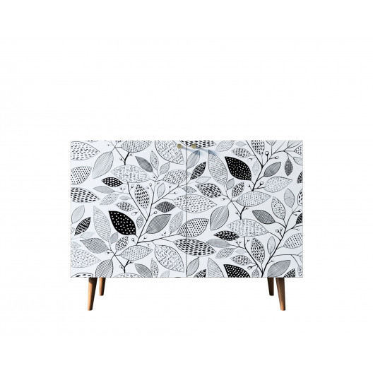 Комод berber (etg-home) белый 120x90x45 см.