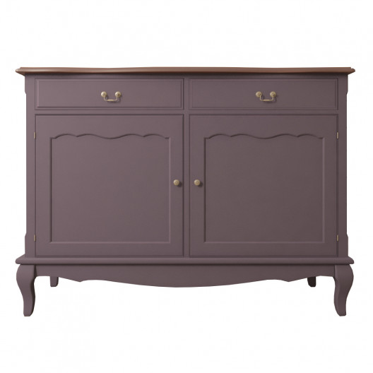 Комод leontina (etg-home) фиолетовый 123x91x42 см.