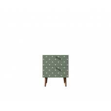 Тумбочка berber (etg-home) зеленый 40x50x35 см.