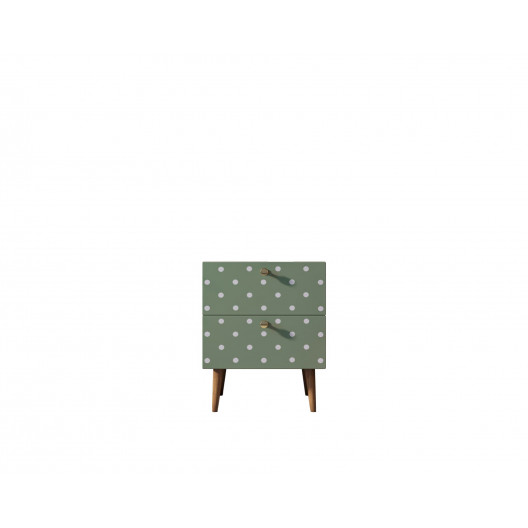 Тумбочка berber (etg-home) зеленый 40x50x35 см. Тумбочка berber (etg-home) зеленый 40x50x35 см.