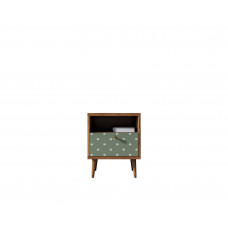 Тумбочка berber (etg-home) зеленый 40x50x35 см.