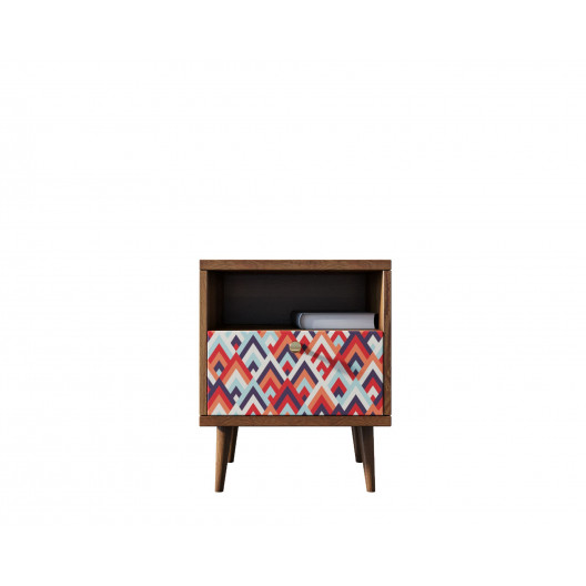 Тумбочка berber (etg-home) мультиколор 40x50x35 см.