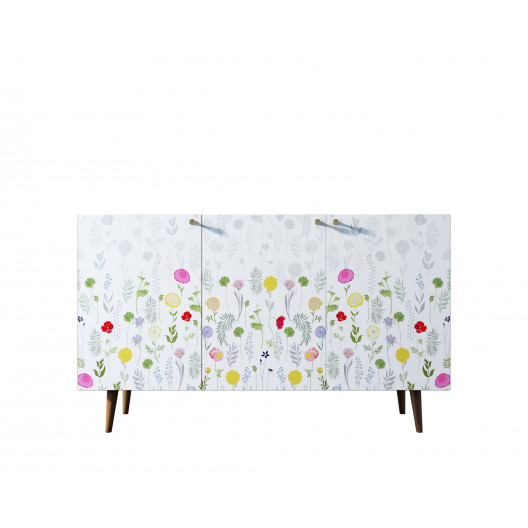 Комод berber (etg-home) белый 150x90x45 см.