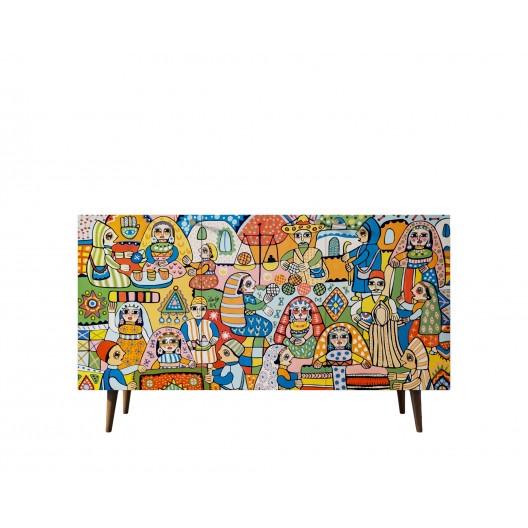 Комод berber (etg-home) мультиколор 150x90x45 см. Комод berber (etg-home) мультиколор 150x90x45 см.