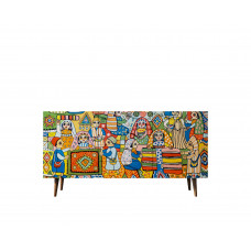 Комод berber (etg-home) мультиколор 160x70x40 см.